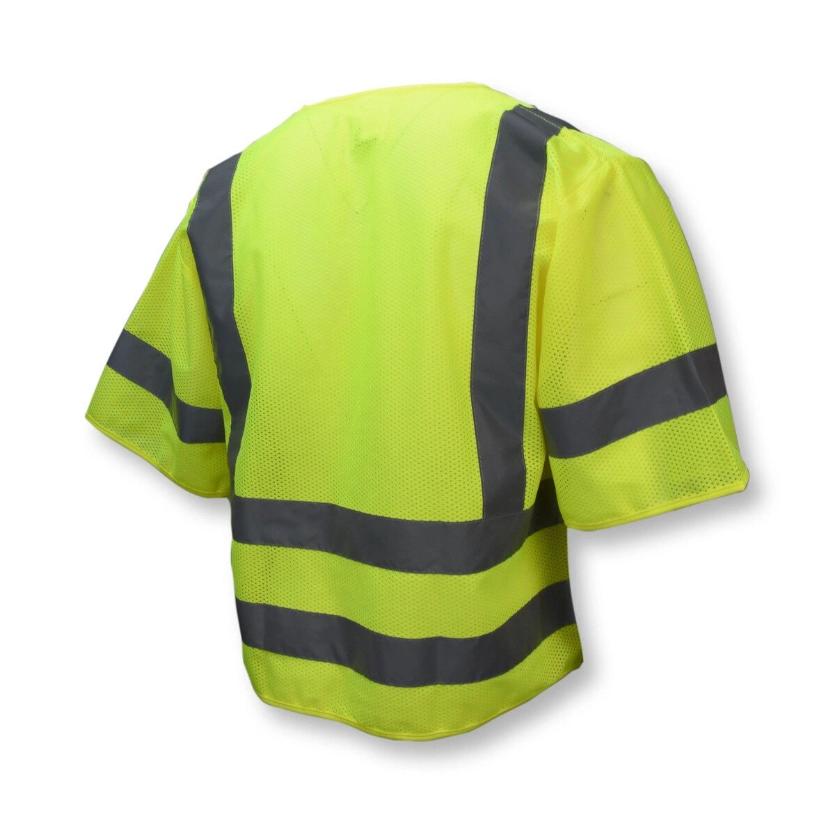 Radians SV83GM3X Class 3 Hi-Vis Green Mesh Safety Vest with Zipper, 3XL, 10.2 x 8.6 x 1.2" - 4