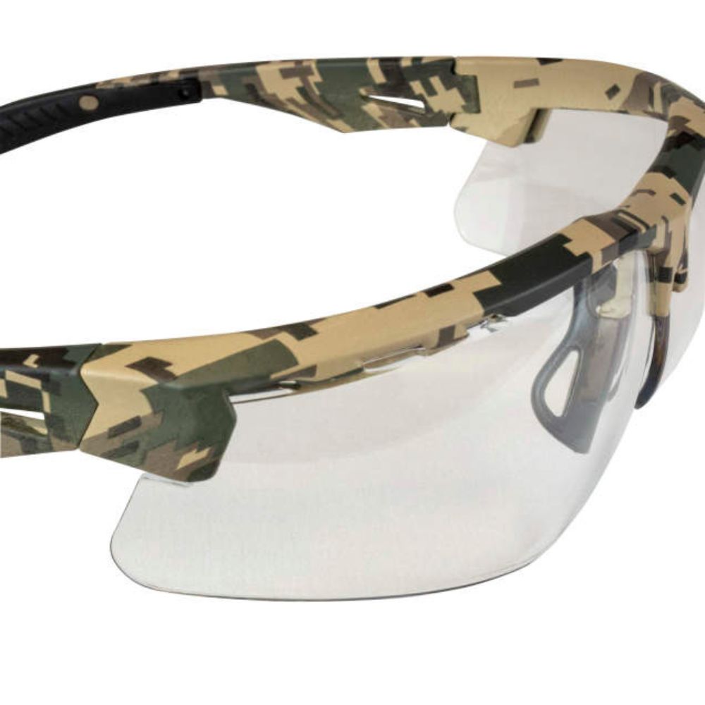 Radians TXM4-11ID Thraxus Safety Eyewear - Digital Camo Frame - Clear Anti-Fog Lens - 5