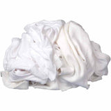 Rags RR09B50 lbs. White Knit Rags, Low Lint