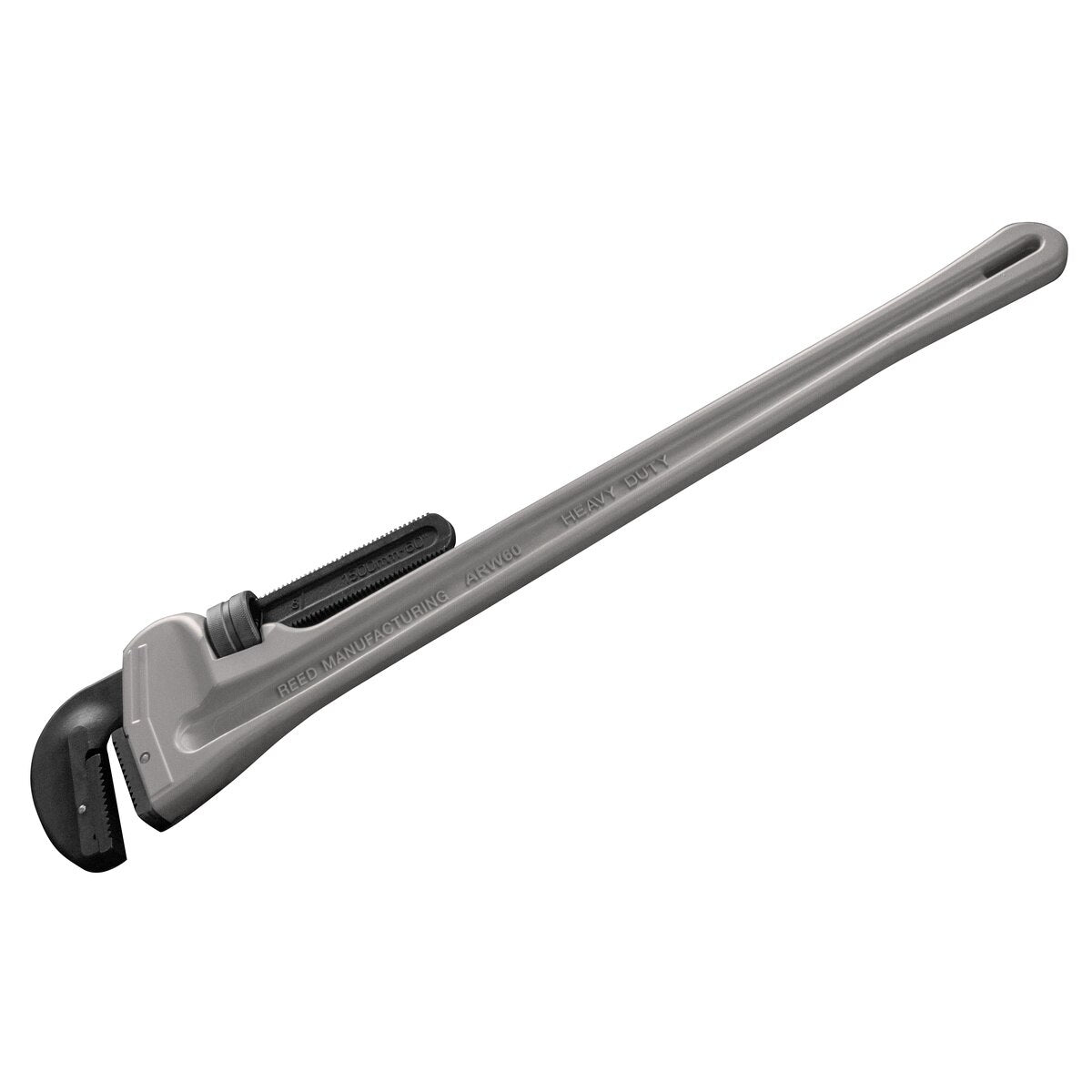 Reed 02105 60" Heavy Duty Straight Aluminum Pipe Wrench with 1-1/2 to 8" Jaw Capacity (ARW60)