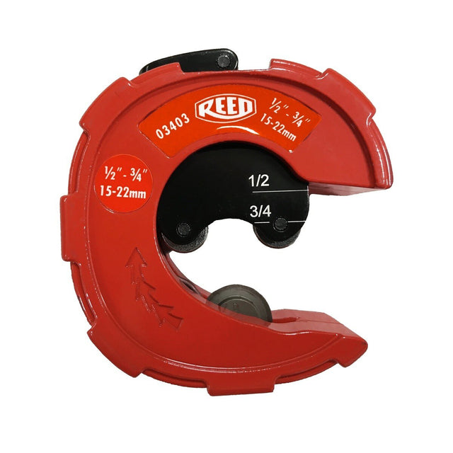Reed 03403 Compact C Cutter for 1/2" to 3/4" Copper and CPVC Tubing (TC5075SLR)