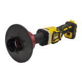 Reed 04658 Cordless Pipe Beveler with Adapter and DeWalt Die Grinder for 2" and Up Pipe (CPBDBT) - 2