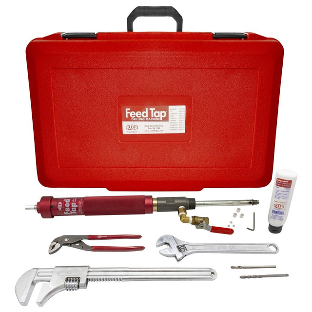 Reed 09160 Feed Tap FTB Pipe Drilling and Tapping Machine Basic Unit 26" x 19" x 9" (FTB)