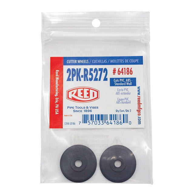 Reed 64186 1" Steel Cutter Wheels for ABS and PVC Tubing Cutters (2 Pack) (2PK-R5272)