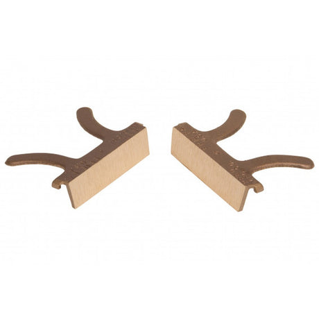 Reed VC4 4" Brass Vise Jaw Caps for Vises