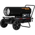 Remington REM-140T-KFA-B 140000 BTU Kerosene Forced Air Heater with Thermostat 25 x 22 x 41"