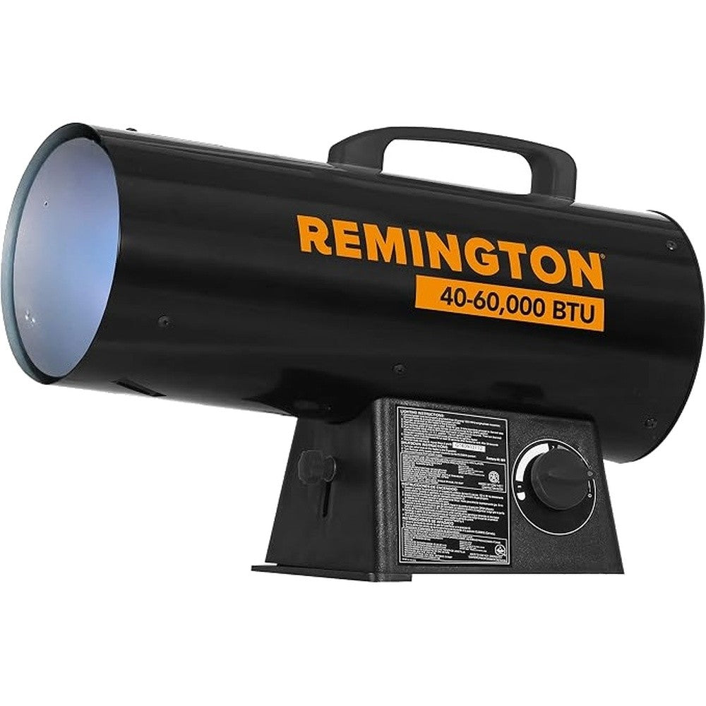 Remington REM-60V-GFA-B 60000 BTU LP Forced Air Heater with Variable Output 13 x 8 x 19"