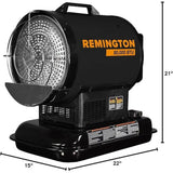 Remington REM-80-OFR-B 80,000 BTU Oil-Fired Portable Radiant Heater 22" x 14.5" x 21" - 4