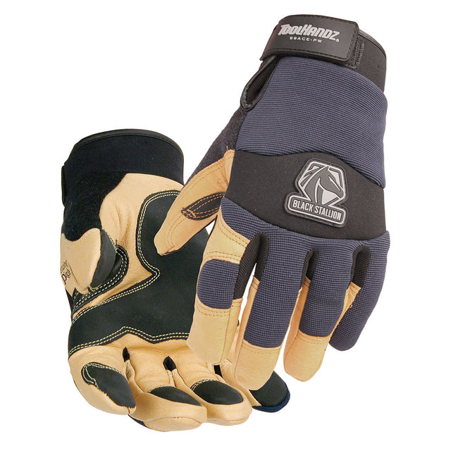 Black Stallion 99ACEM-PW ToolHandz Pigskin Insulated Winter Mechanics Glove, Medium