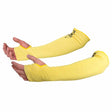 Black Stallion KS-18T-YL 18" Yellow DuPontâ„¢ KevlarÂ® Knit A3 Cut-Resistant Sleeves w/ Thumb Slot (1 Pair)