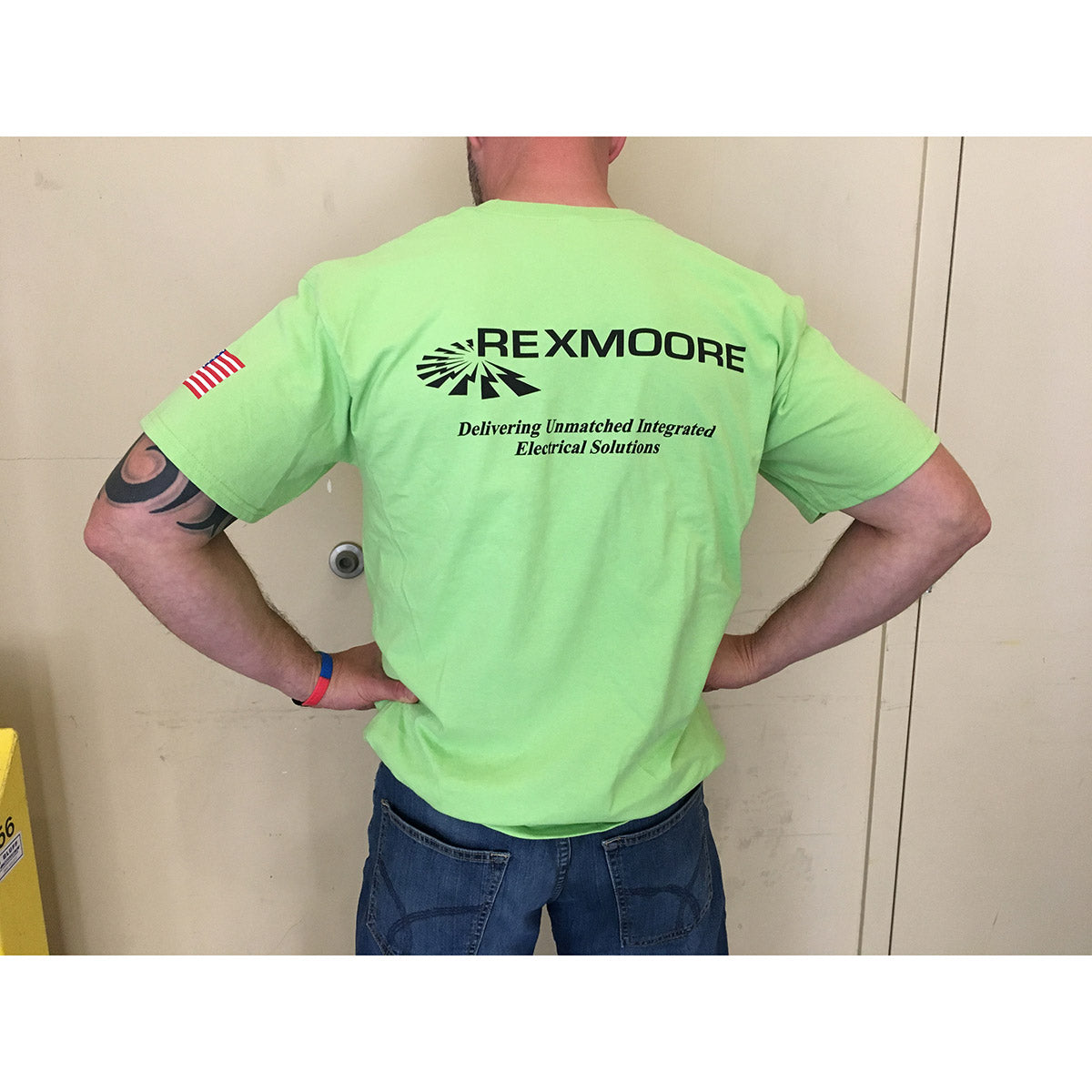 3XL Short Sleeve T-Shirt with Rex Moore Logo - 2