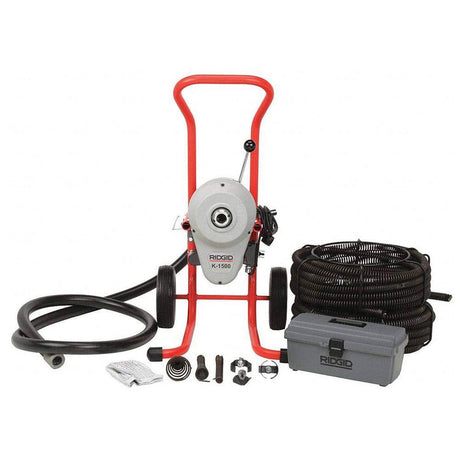 Ridgid 23712 K-1500A SE Sectional Drain Cleaner with A-1 Mitt, 0.75 HP, C-11 Cable
