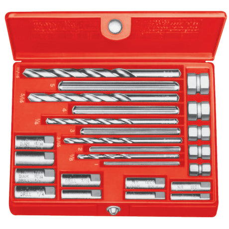 RIDGID 35585 No. 10 Screw Extractor Set, 1/4" to 1/2" Broken Screw Extractor