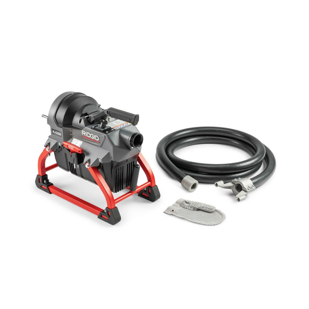 RIDGID 61688 K-5208, 115V 60Hz Sectional Drain Cleaner With Guide Hose ...