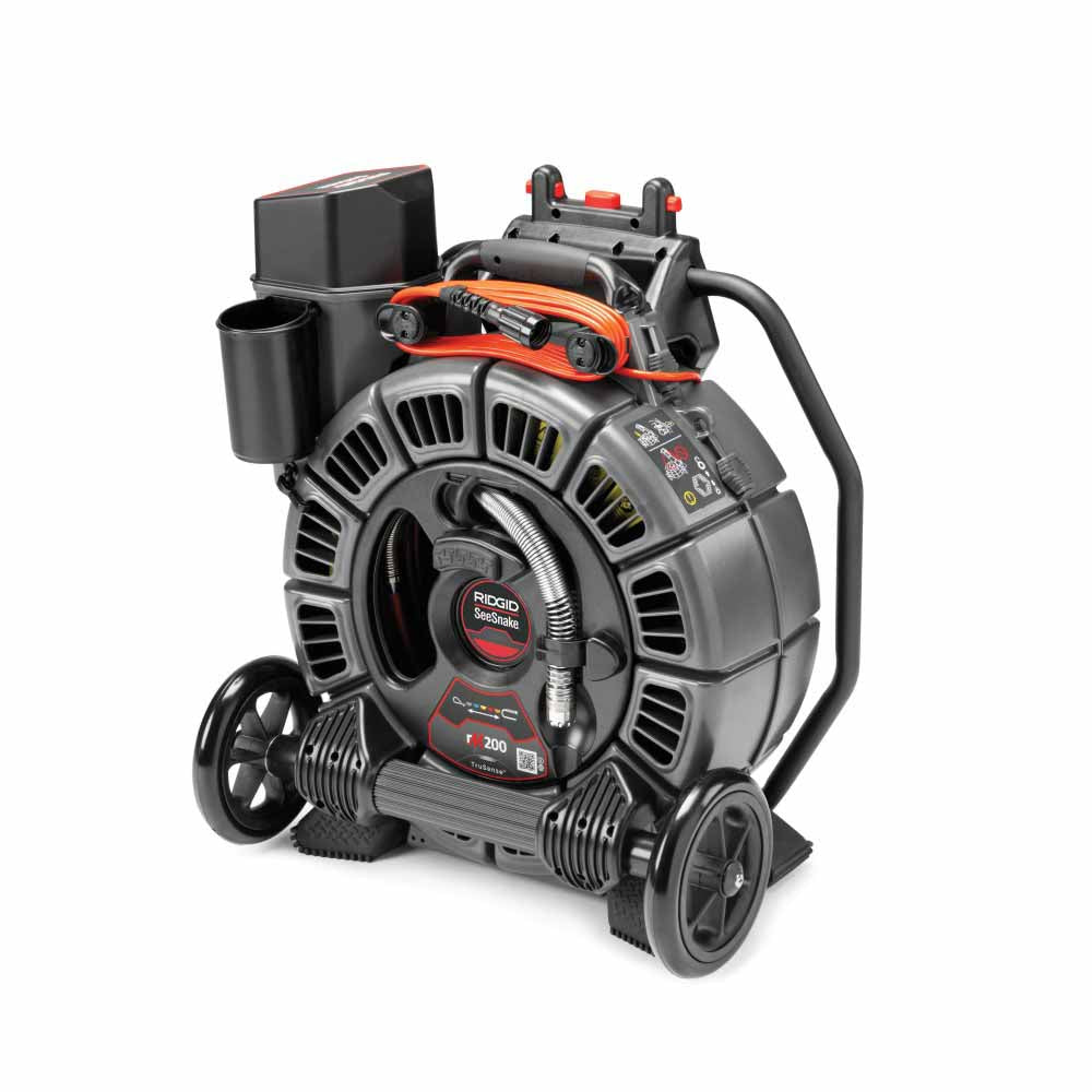 Ridgid 63658 SeeSnake® rM200A Reel (200' / 61m) with Self-Leveling Camera powered with TruSense®