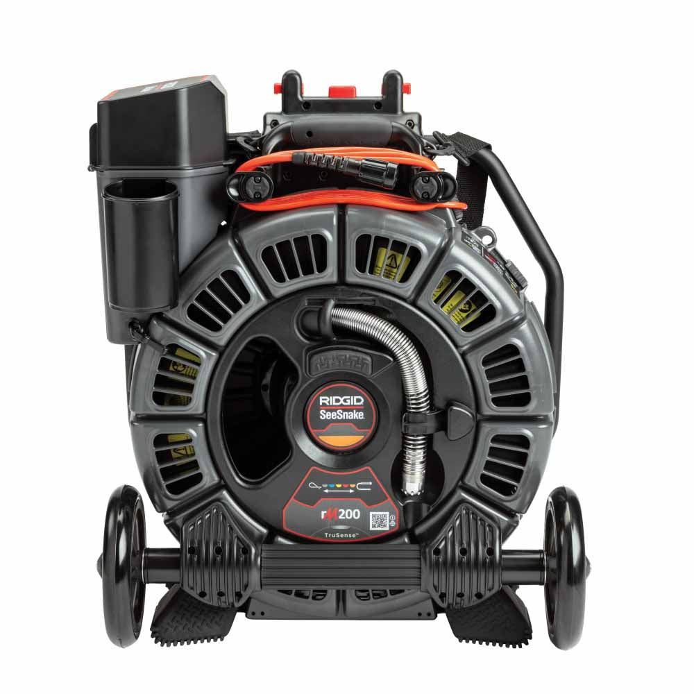 Ridgid 63663 SeeSnake® rM200B Reel (165' / 50m) with Self-Leveling Camera powered with TruSense® - 9