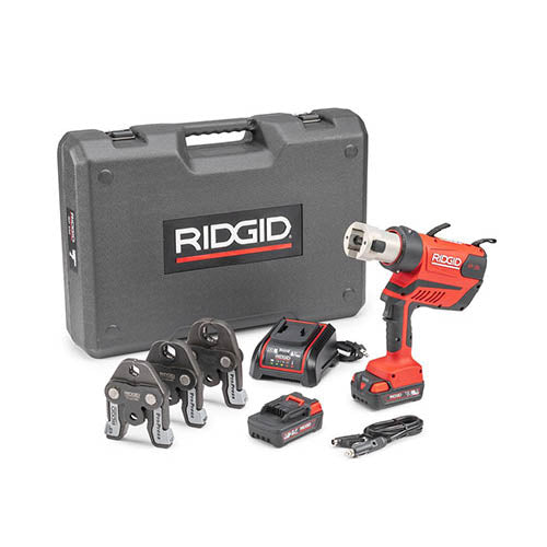 Ridgid 67058 RP 350 Press Tool Kit, Battery and Charger, 1/2" - 1" ProPress Jaws - 5