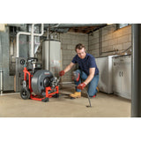 Ridgid 73048 K-4310 FXP 3/4" Drum Machine with FXP Battery-8.0 Ah (Qty-2) & Charger - 7