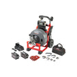 Ridgid 73073 K-4310 FXP 5/8" Drum Machine with FXP Battery-8.0 Ah (Qty-2) & Charger