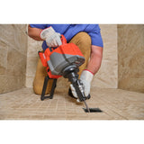 Ridgid 78058 K-46 Cordless SinkSnake Deluxe Kit with 5/16" x 25' Cable, 3/8" x 35' Cable, T-250 Tool Set, Carrying Case, 18V 2.5Ah Battery & Charger - 9