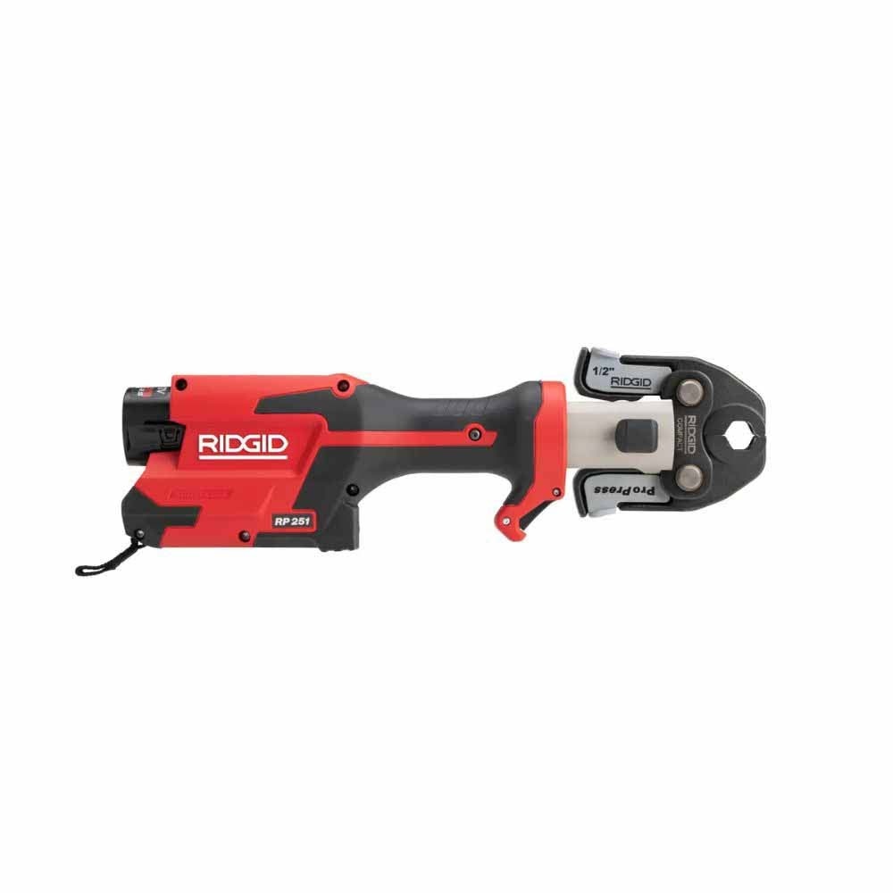 Ridgid 78148 RP 251 Press Tool Battery Kit with ProPress Jaws (1/2"-1 1/4") - 5