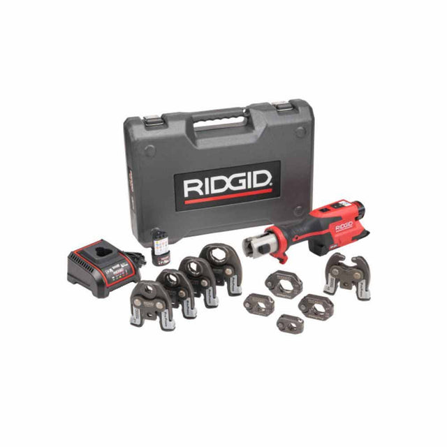 Ridgid 78208 RP 251 Press Tool Battery Kit with ProPress Rings & Jaws (1/2"-1-1/4") and C1 Actuator