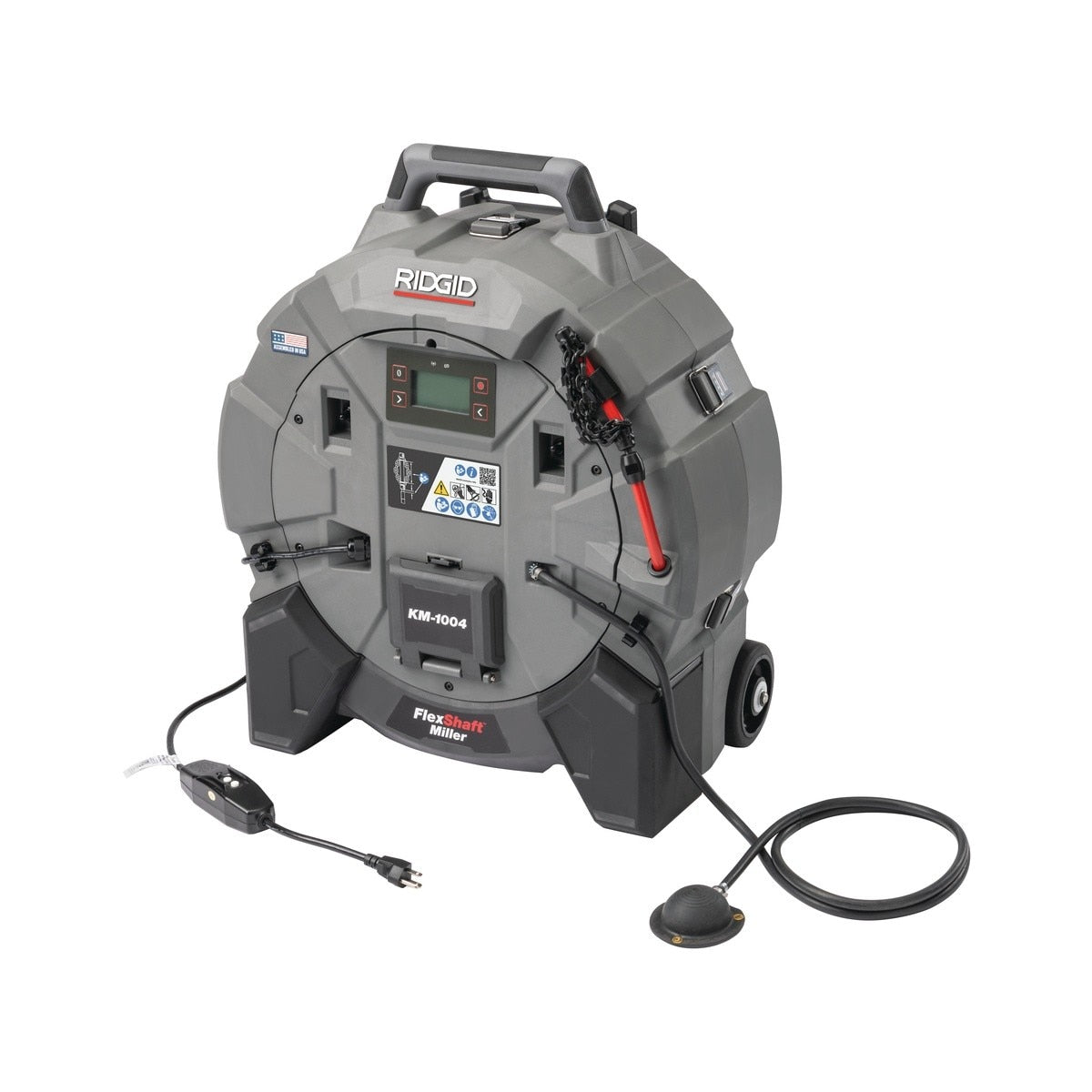 Ridgid 79773 FlexShaft KM-1004 Milling Machine for 1-1/4" to 4" Pipes - 6