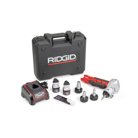 Ridgid 80703 RPE 100 PEX Expansion Tool Kit with 1/2" to 1" Expander Heads