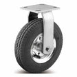 California Caster I3419-8 Top Plate Rigid Caster with 8 in. Pneumatic Wheel, 310 lb Capacity