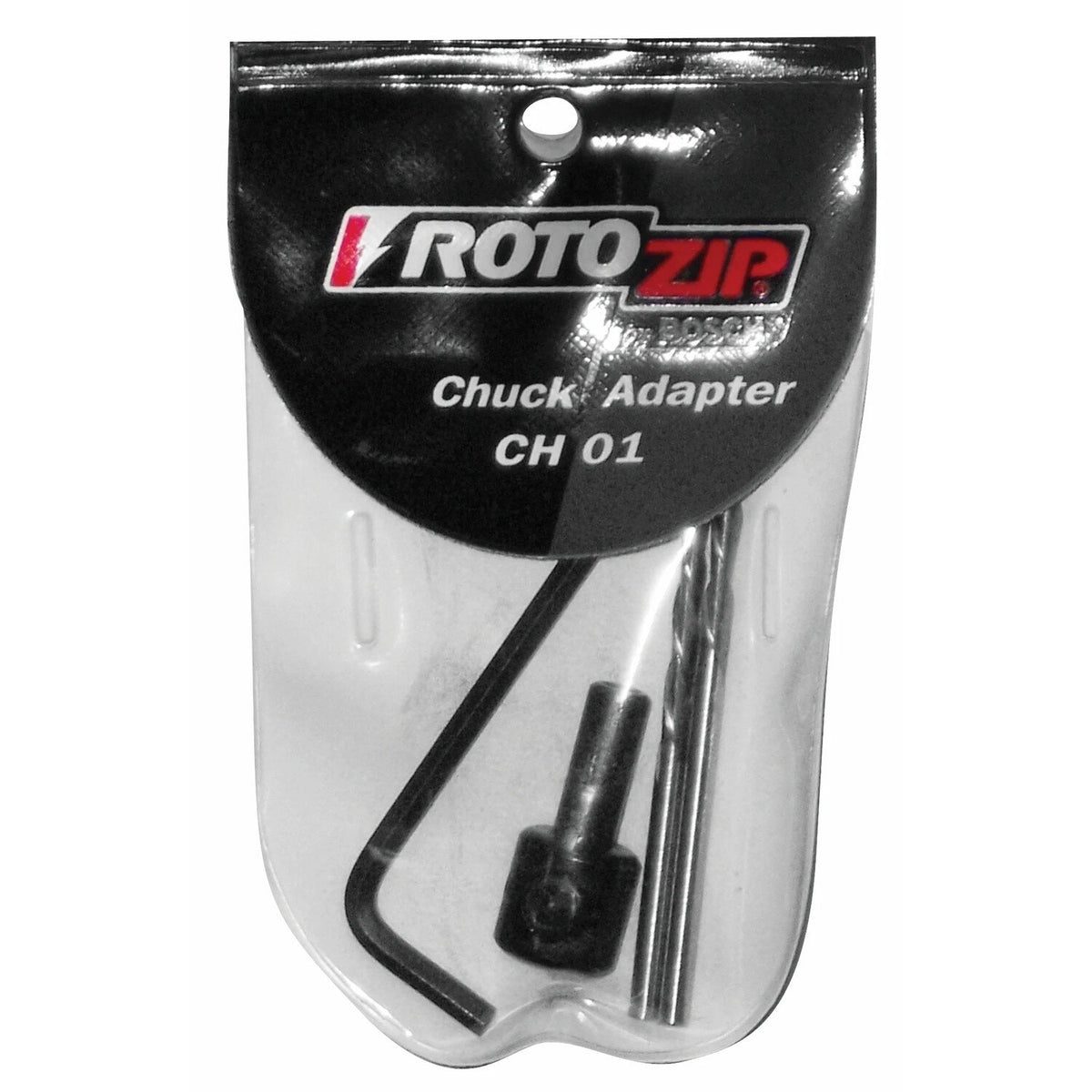 RotoZip CH01 Steel Chuck Adapter Kit for 1/4" Collets to Accept 1/8" Bits (4 Pack) - 3