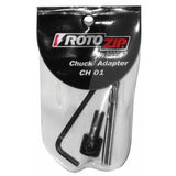 RotoZip CH01 Steel Chuck Adapter Kit for 1/4" Collets to Accept 1/8" Bits (4 Pack) - 3