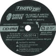 RotoZip DD-PM5 DD-PM5 Plastic & Metal Direct Drive Cut-Off Wheels (5PK)