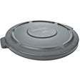Rubbermaid 1779733 Brute Round Trash Can Lid, Flat, Blue