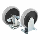 Rubbermaid 1997371 5" Utility Cart Replacement Caster Set for FG4500 and FG4520 Series Carts (4 Pack) - 3