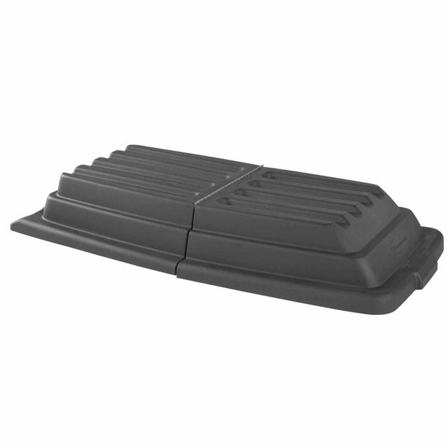 Rubbermaid FG102800BLA Domed Hinged Lid for Tilt Trucks 1011 and 1013