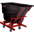 Rubbermaid FG105943BLA Self-Dumping Hopper with four 6" dia (15.2 cm) Polyolefin Casters