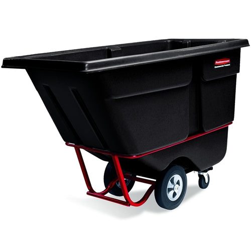 Rubbermaid FG131600BLA Tilt Truck, Heavy-Duty (Rotational Molded) (1316)