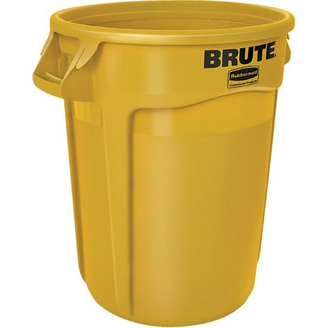 Rubbermaid FG263200YEL BRUTE Container without Lid 32 US Gallon