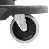 Rubbermaid FG264600BLA BRUTE Tandem Dolly for Waste Containers (2620, 2632, 2643, 2655, 3526, 3536 C) - 4