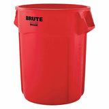 Rubbermaid FG265500RED 55 Gal Brute Round Trash Container, Red (No Lid) - 2