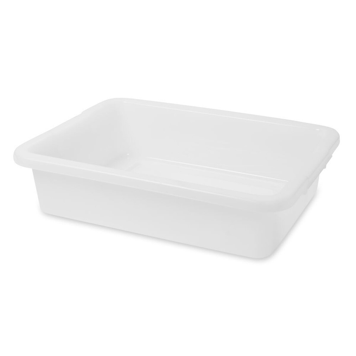 Rubbermaid FG334900WHT Bus/Utility Box 4.625 Gal 20" L x 15" W x 5" H White