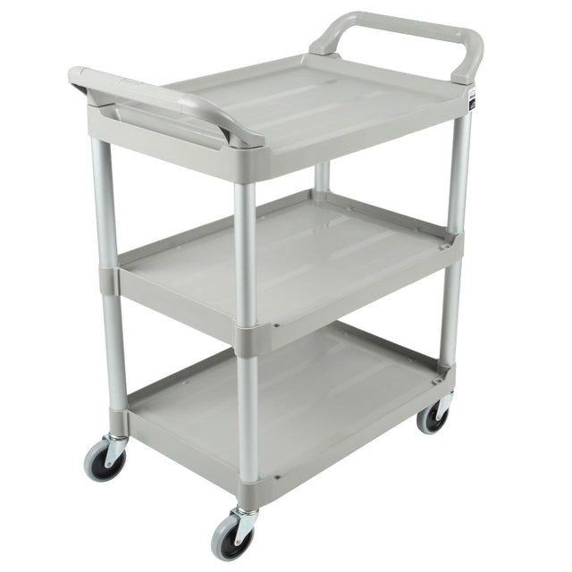 Rubbermaid FG342488PLAT Utility Cart with 4" dia (10.2 cm) Swivel Casters