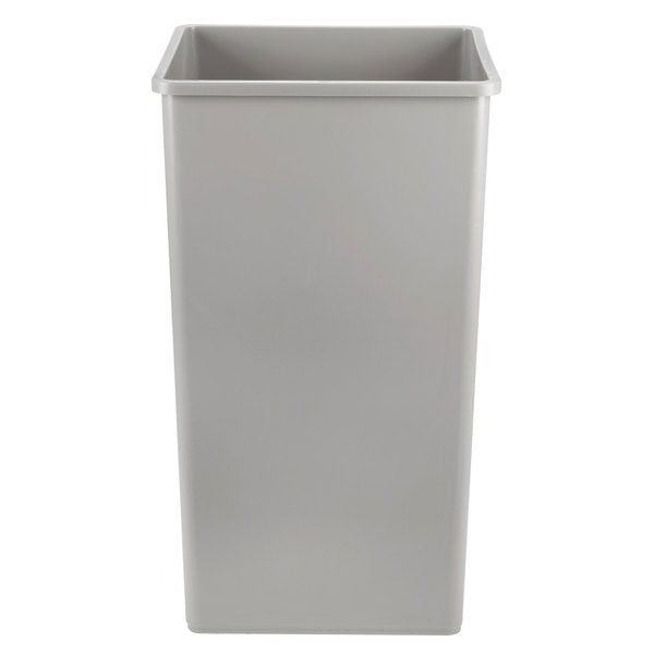 Rubbermaid FG395900BEIG Untouchable Square Container/Trash Can