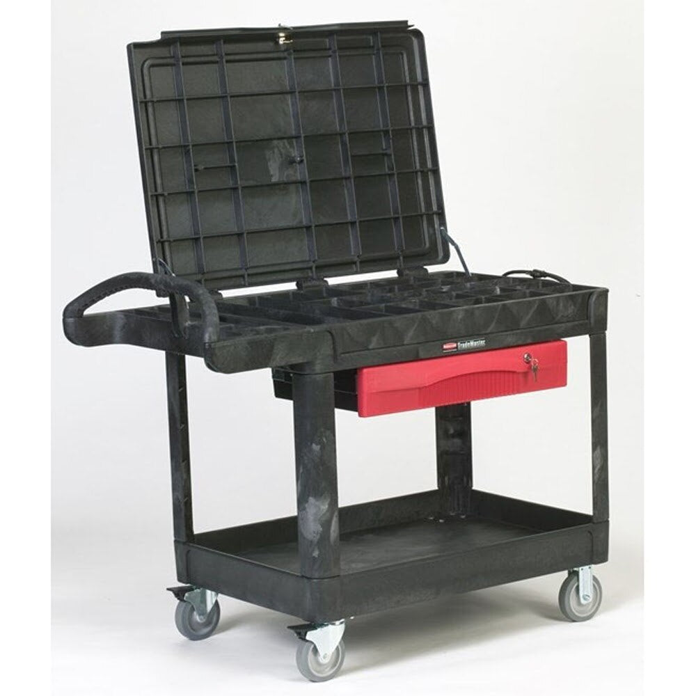 Rubbermaid FG453588BLA TradeMaster Professional Contractor Cart - 3