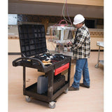 Rubbermaid FG453588BLA TradeMaster Professional Contractor Cart - 9
