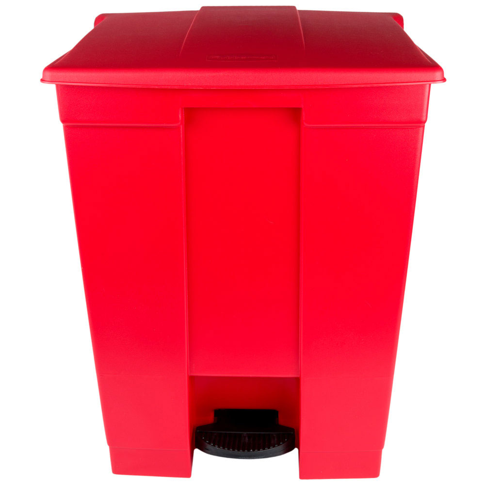 Rubbermaid FG614500RED Step-On Container/Trash Can