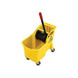 Rubbermaid FG738000YEL Tandem™ 31 Qt Bucket and Wringer Combo