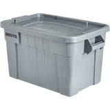 Rubbermaid FG9S3100GRAY 20 Gallon BRUTE Tote Gray with Lid