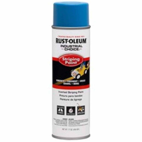 Rust-Oleum 1627838 Blue Inverted Striping Spray Paint for Pavement, Concrete, Grass (6 Pack)