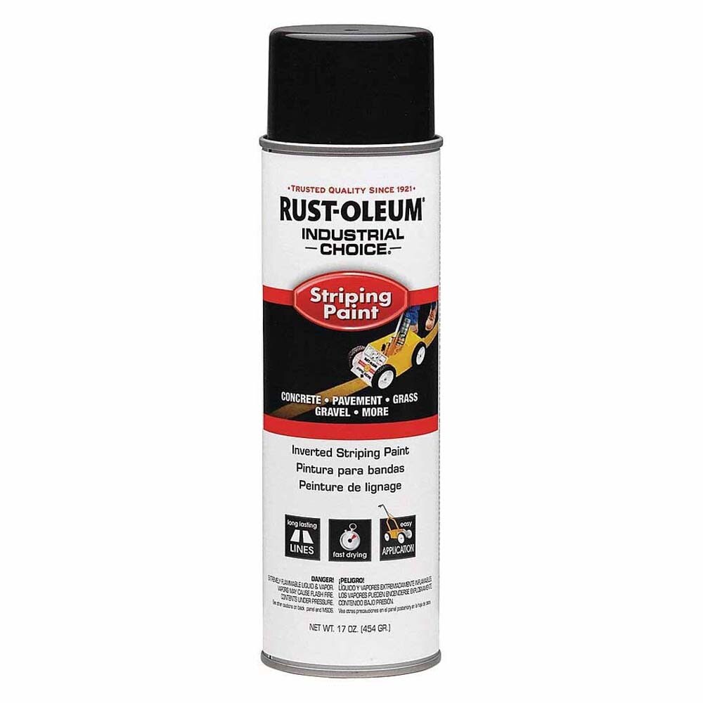 Rust-Oleum 1677838 S1600 Inverted Black Spray Paint (18 oz)